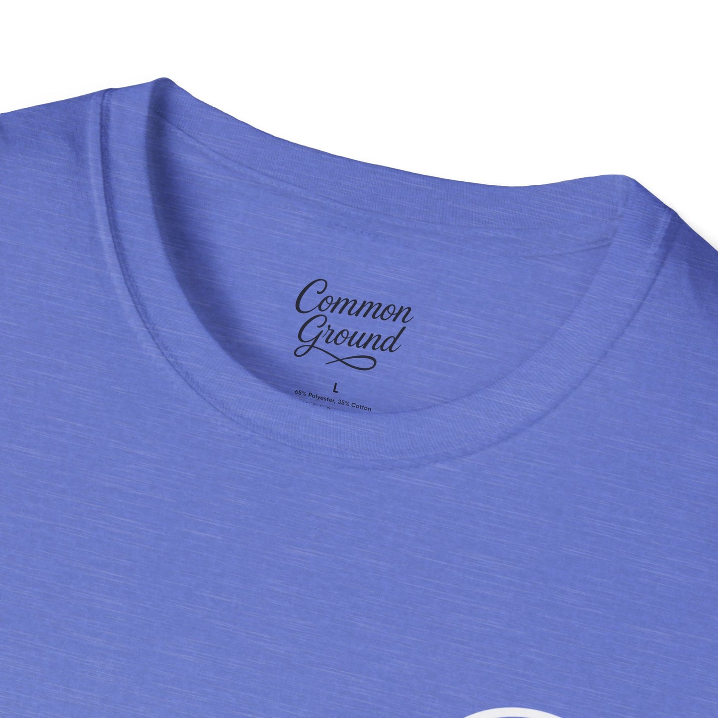 Grace Under Pressure T-Shirt — Minimal American Flag Chest Logo