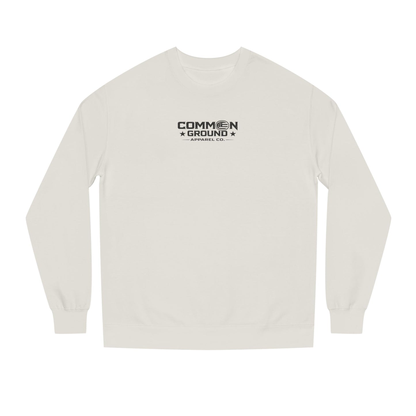 Common Ground Crewneck Sweatshirt — Minimal Logo Pullover