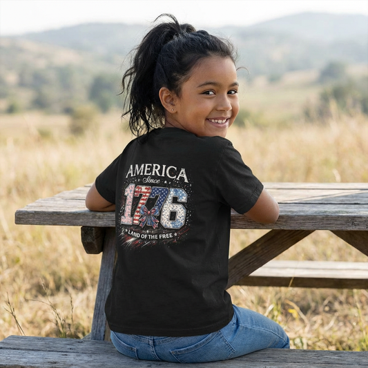 Youth Tee - 'America Since 1776' Patriotic 4th of July Kids Shirt