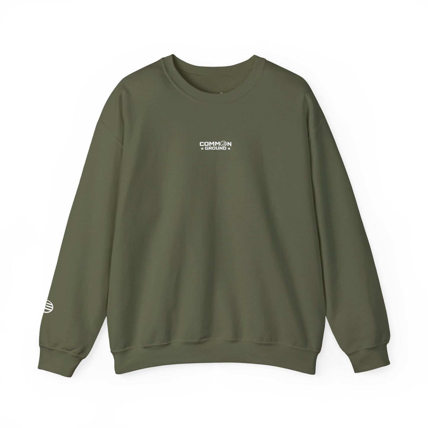 Crewneck Sweatshirt — Minimal 'Common Ground' Logo Casual Pullover