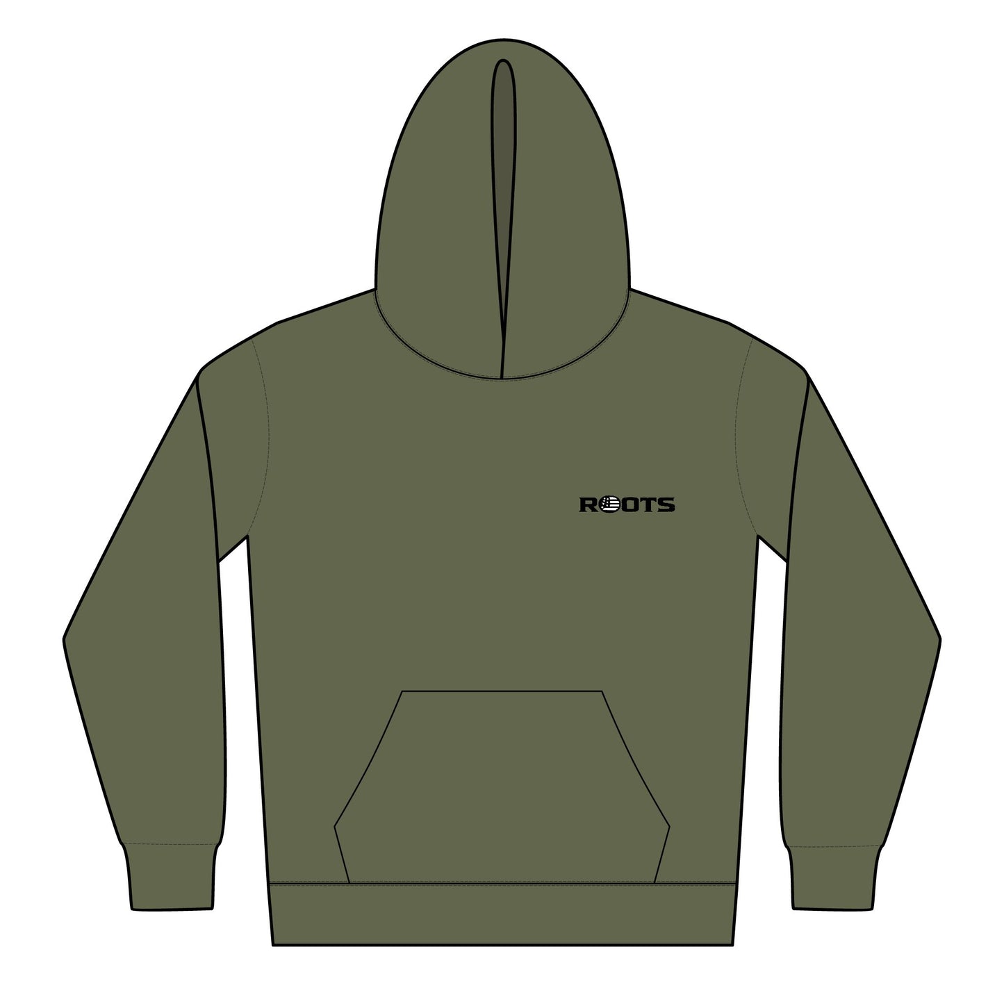Youth Hooded Sweatshirt — Minimal 'REO' Chest Logo, Soft Midweight Hoodie