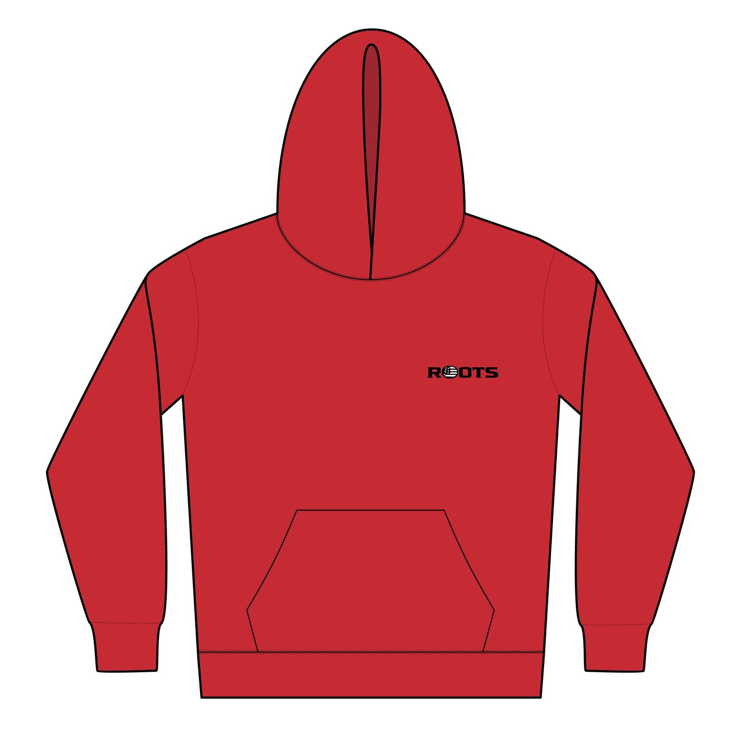 Youth Hooded Sweatshirt — Minimal 'REO' Chest Logo, Soft Midweight Hoodie