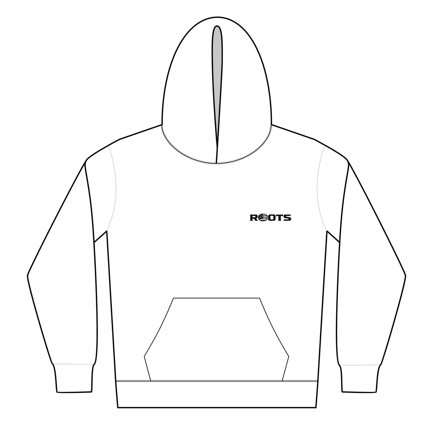 Youth Hooded Sweatshirt — Minimal 'REO' Chest Logo, Soft Midweight Hoodie