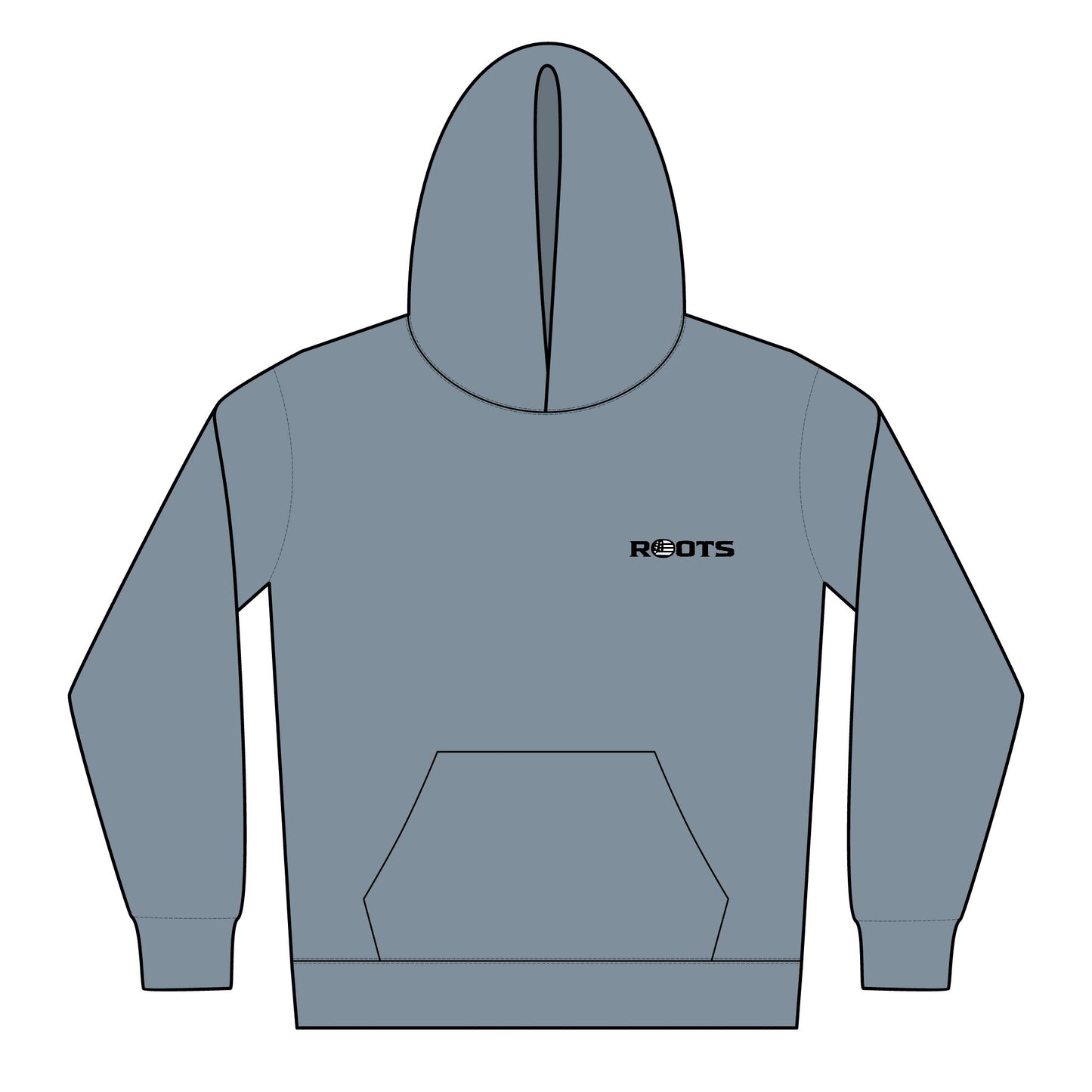Youth Hooded Sweatshirt — Minimal 'REO' Chest Logo, Soft Midweight Hoodie