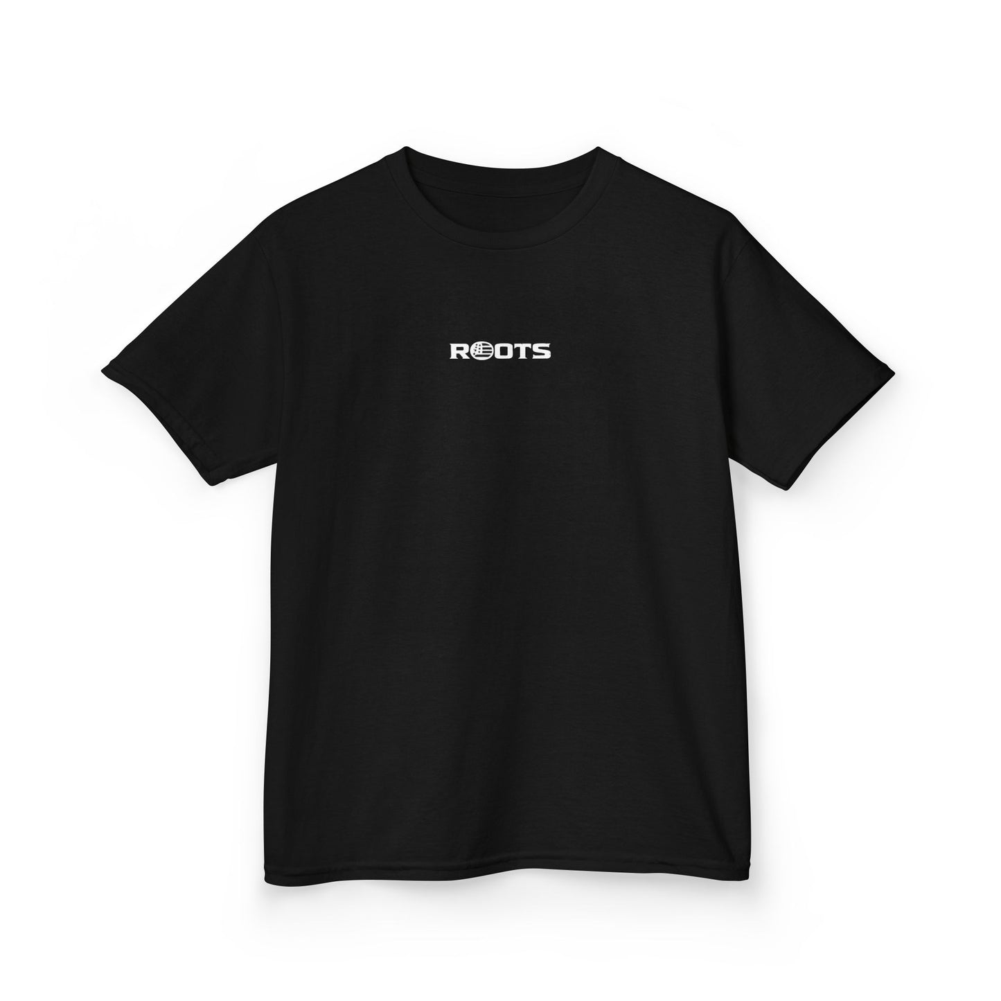 Kids T‑Shirt — "Rooted with Grace" Faith Tee (Black)