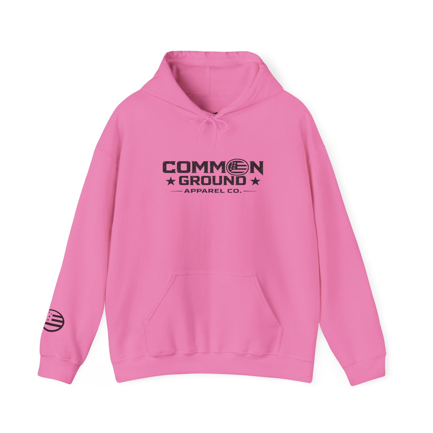 Common Ground Logo Hoodie — Minimal Athletic Streetwear Sweatshirt