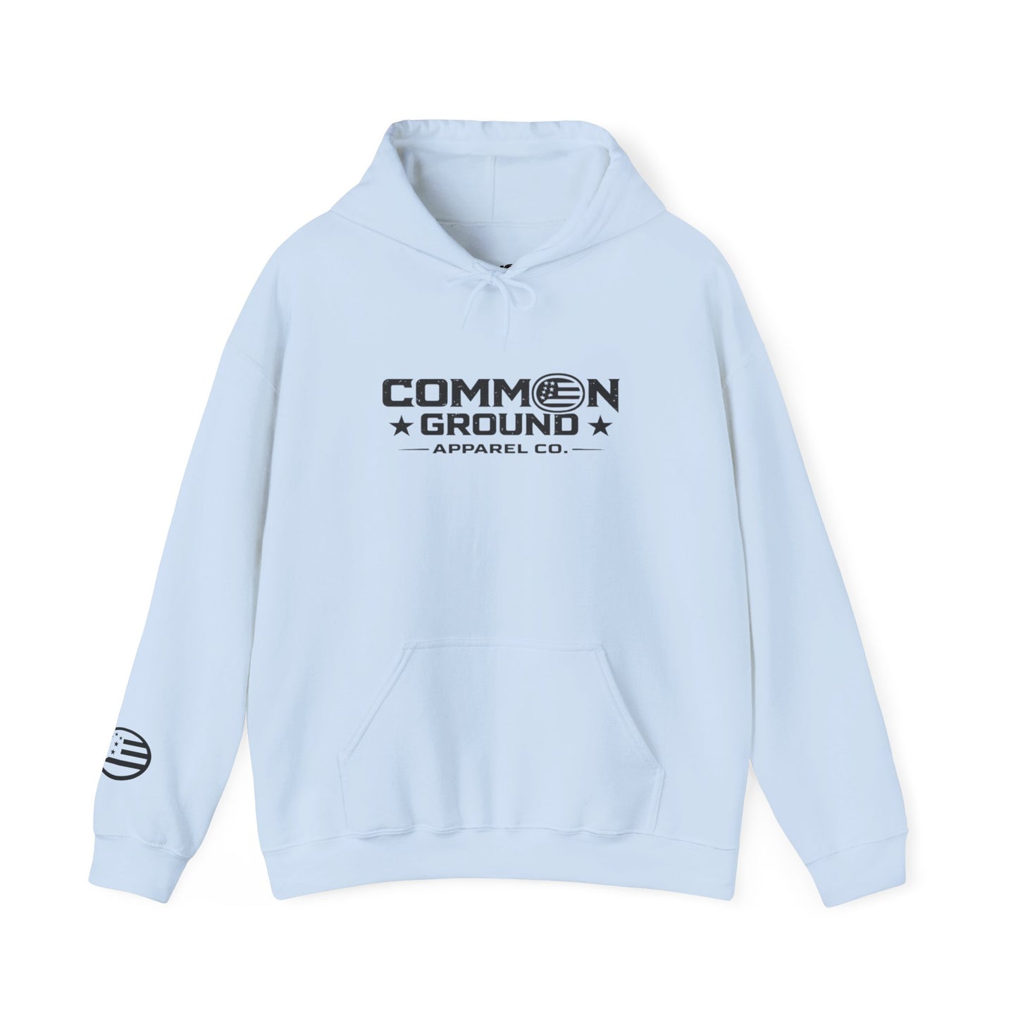 Common Ground Logo Hoodie — Minimal Athletic Streetwear Sweatshirt