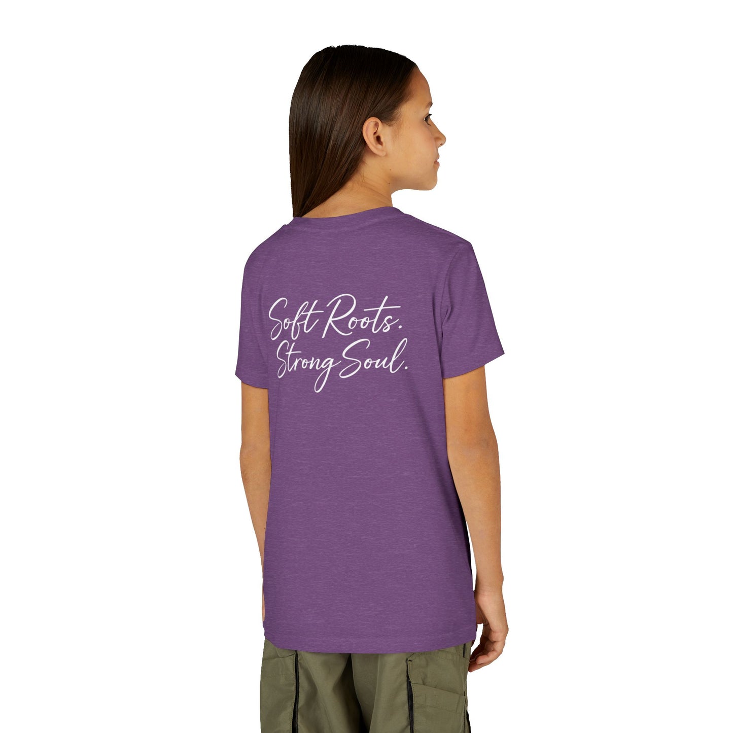 Soft Roots Strong Soul Youth Tee — Inspirational Kids T-Shirt