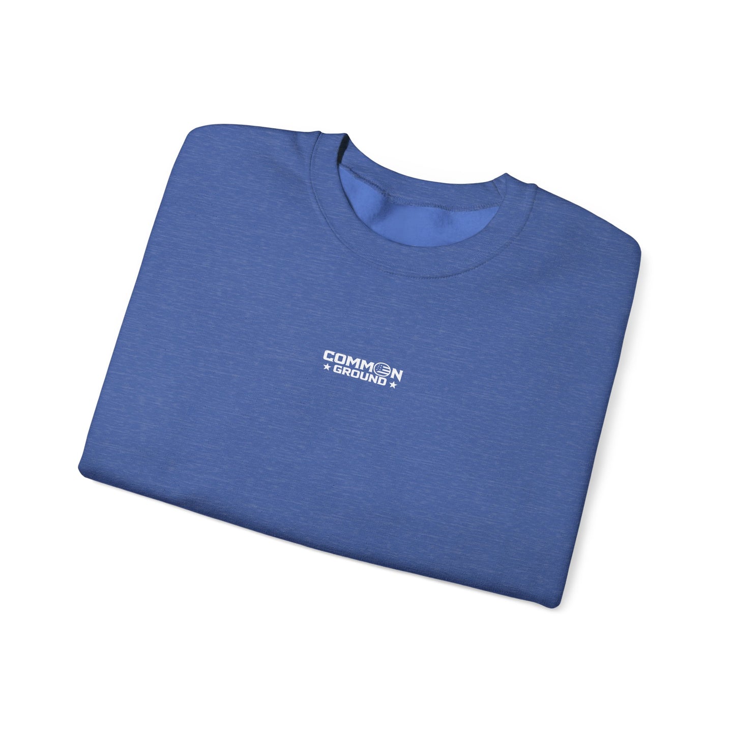 Crewneck Sweatshirt — Minimal 'Common Ground' Logo Casual Pullover