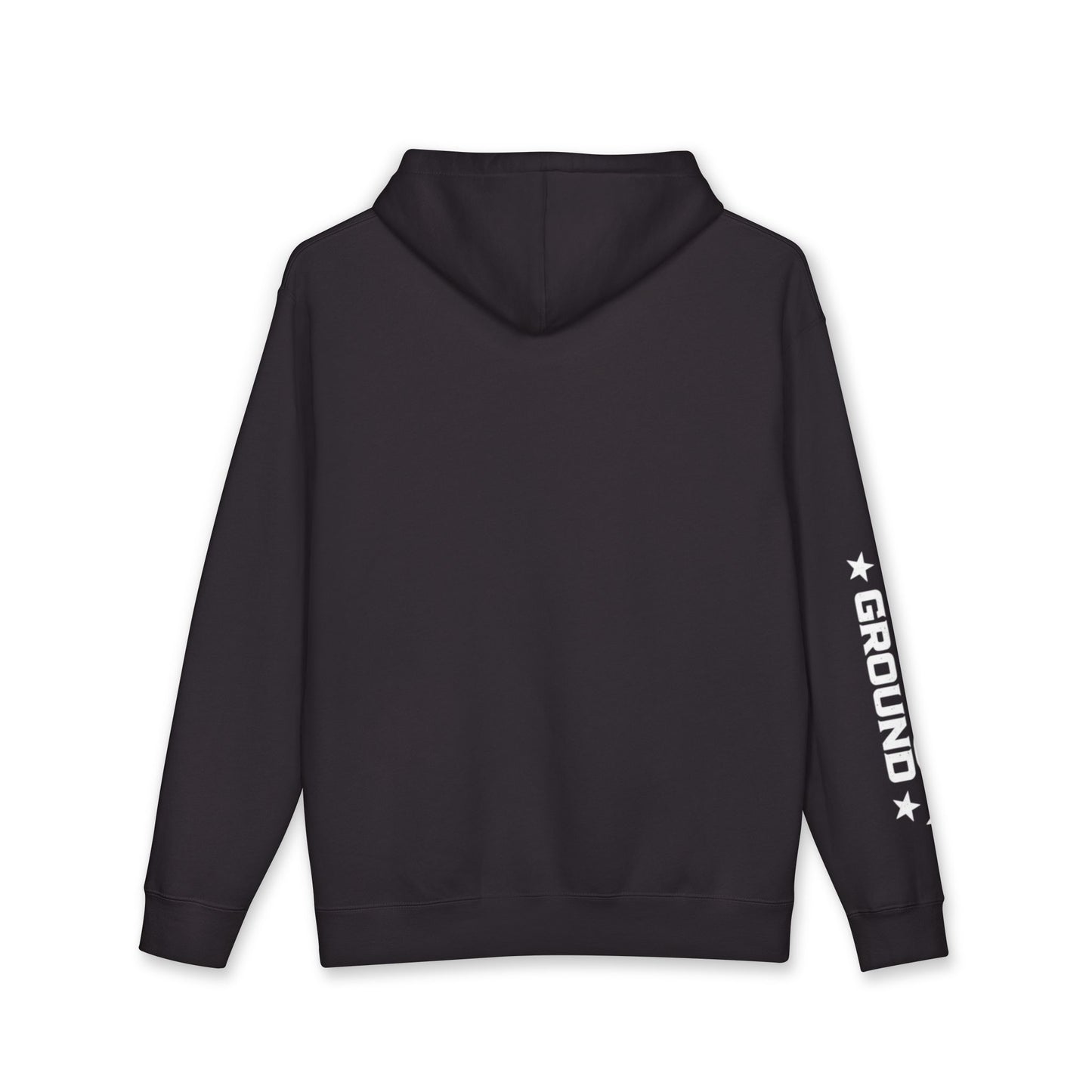 Grace Under Pressure Hoodie — 'Grace under pressure' Script Pullover with CommOn/Ground Sleeve Graphics