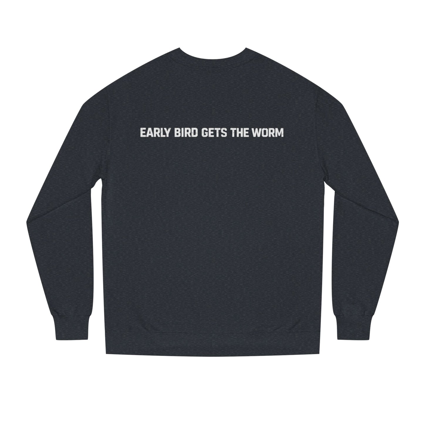 Early Bird Gets The Worm Crewneck Sweatshirt — Tactical Olive Casual Pullover