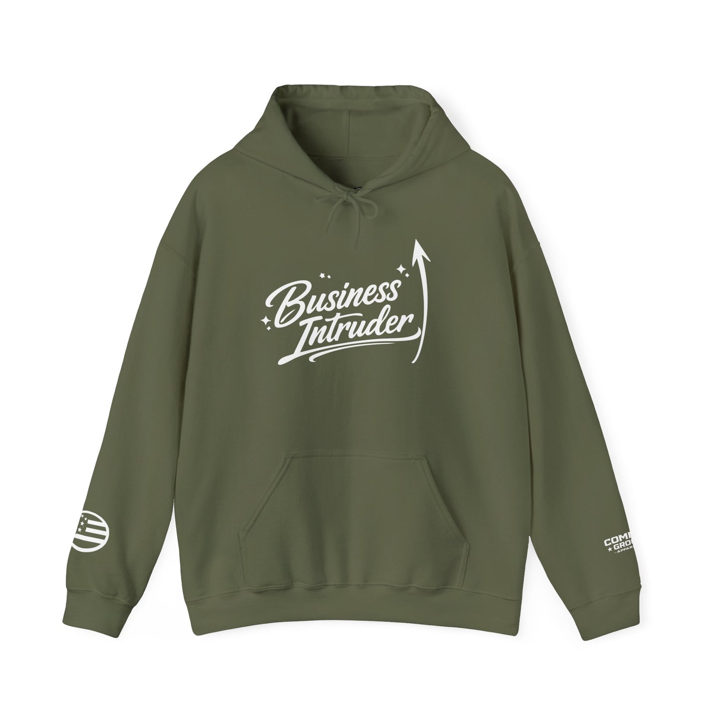 Business Intruder Hoodie — Motivational Entrepreneur Graphic Pullover