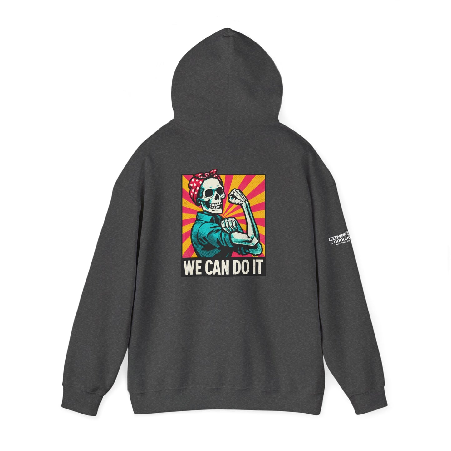 Skull Rosie 'We Can Do It' Hoodie