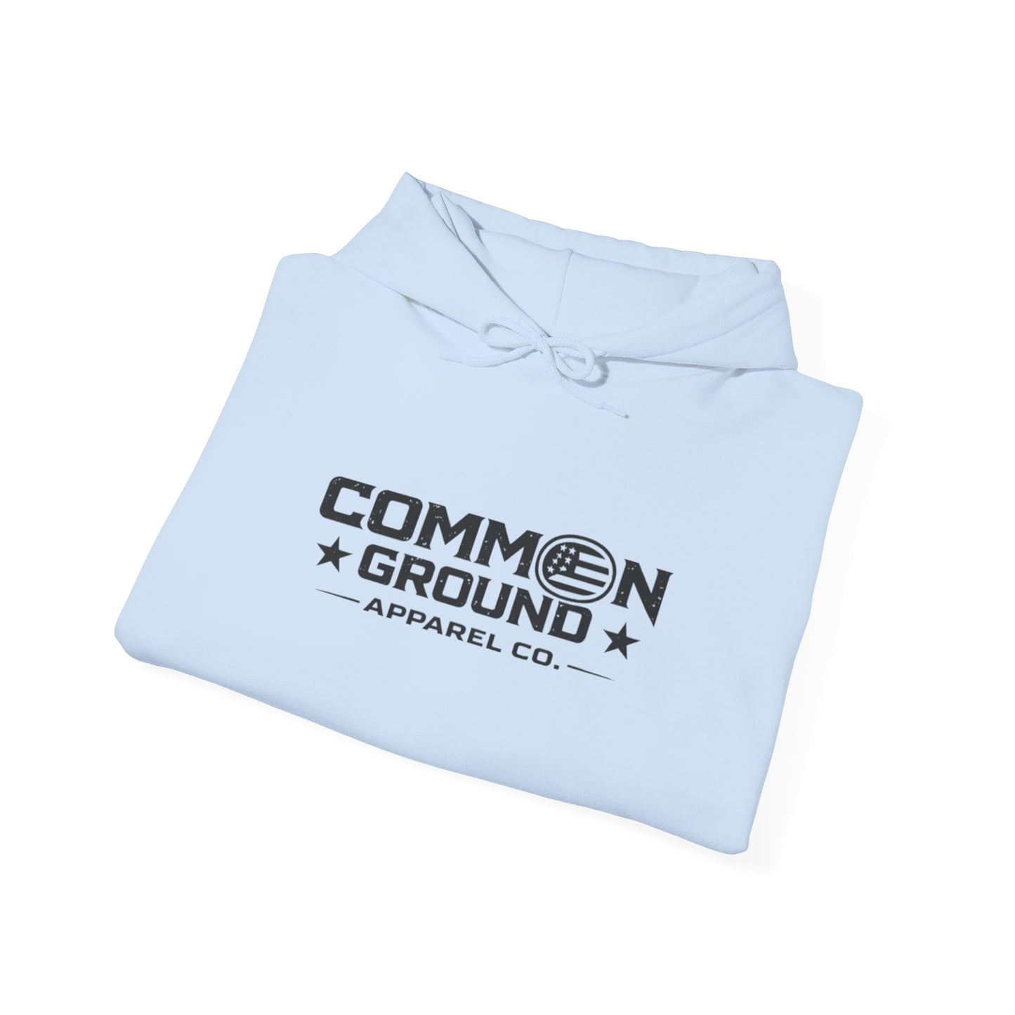 Common Ground Logo Hoodie — Minimal Athletic Streetwear Sweatshirt