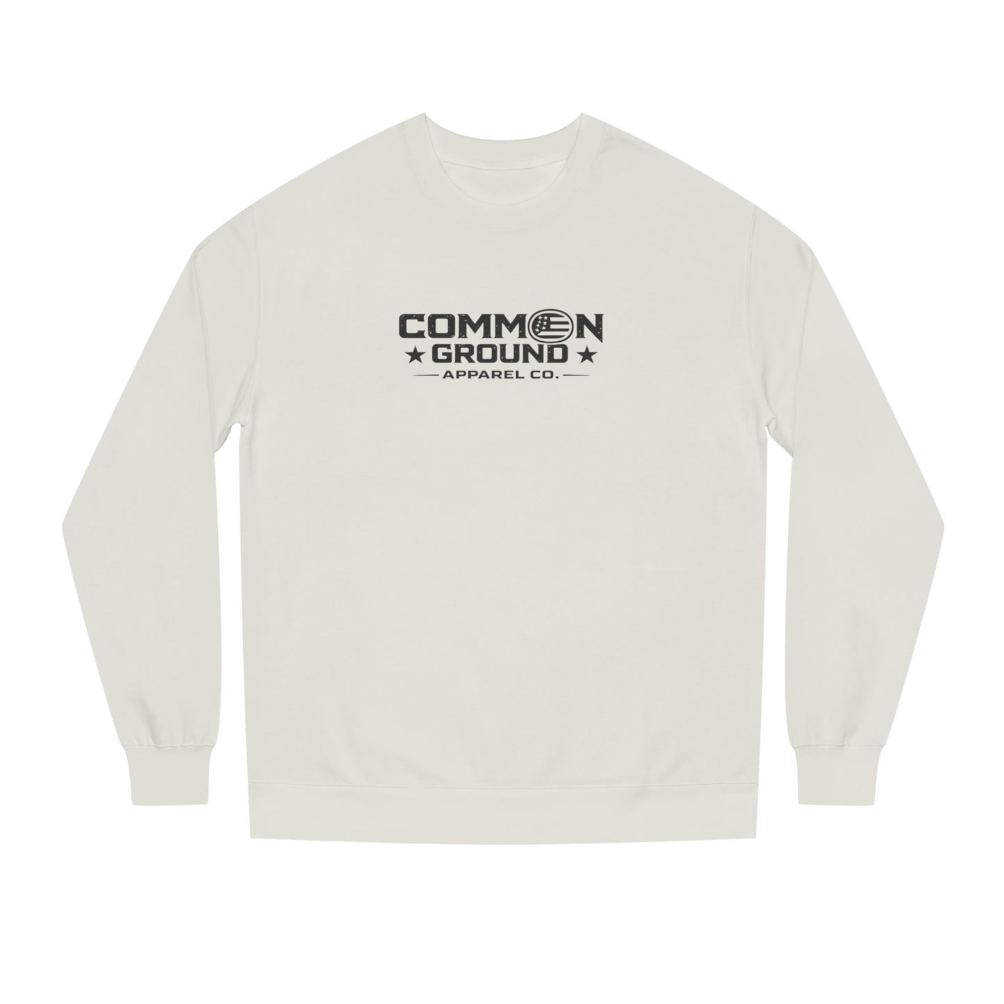 Common Ground Crewneck Sweatshirt – Minimal Logo Pullover