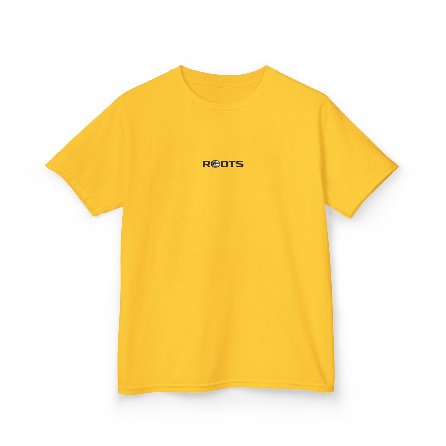 Kids 'ROOTS' Minimalist White Tee — Youth Graphic T‑Shirt