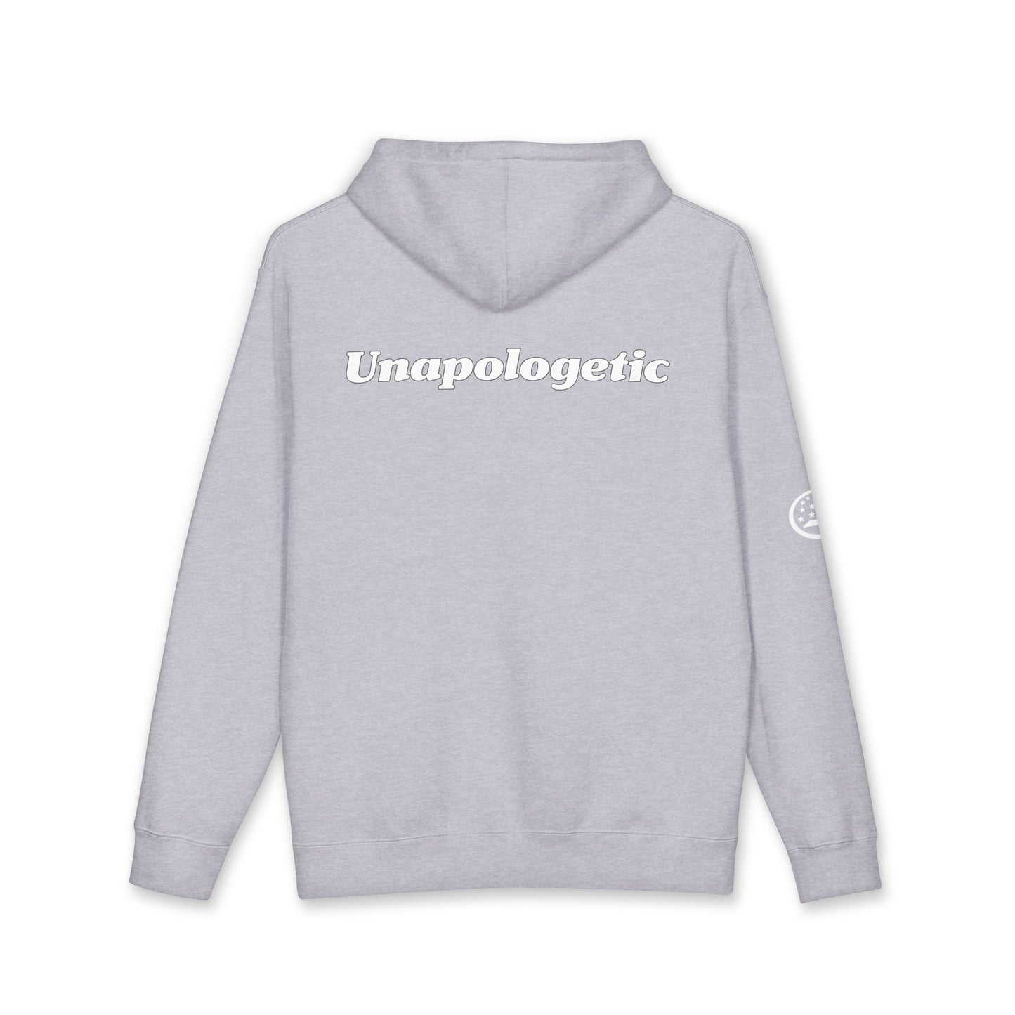 Unapologetic Hoodie — Bold Script Pullover Hoodie