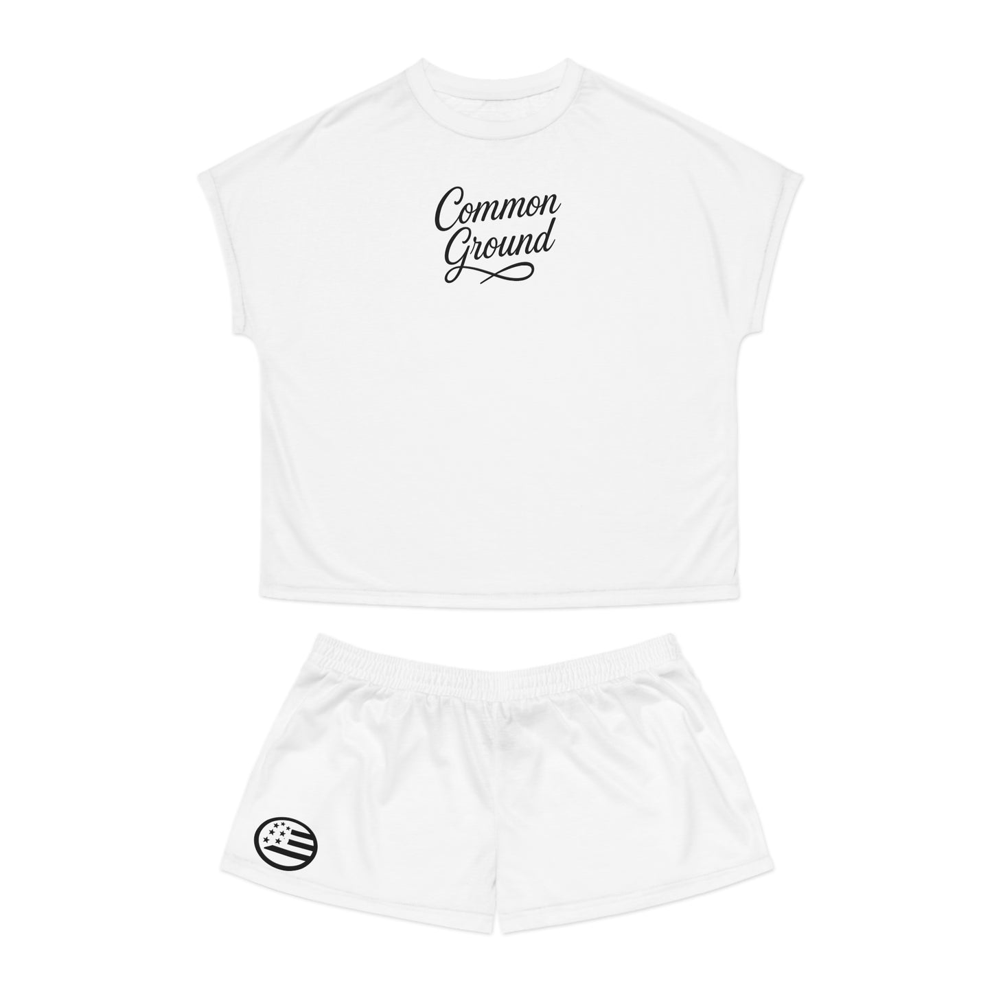 Common Ground Women's Pajama Set - Short Sleeve & Shorts Sleepwear