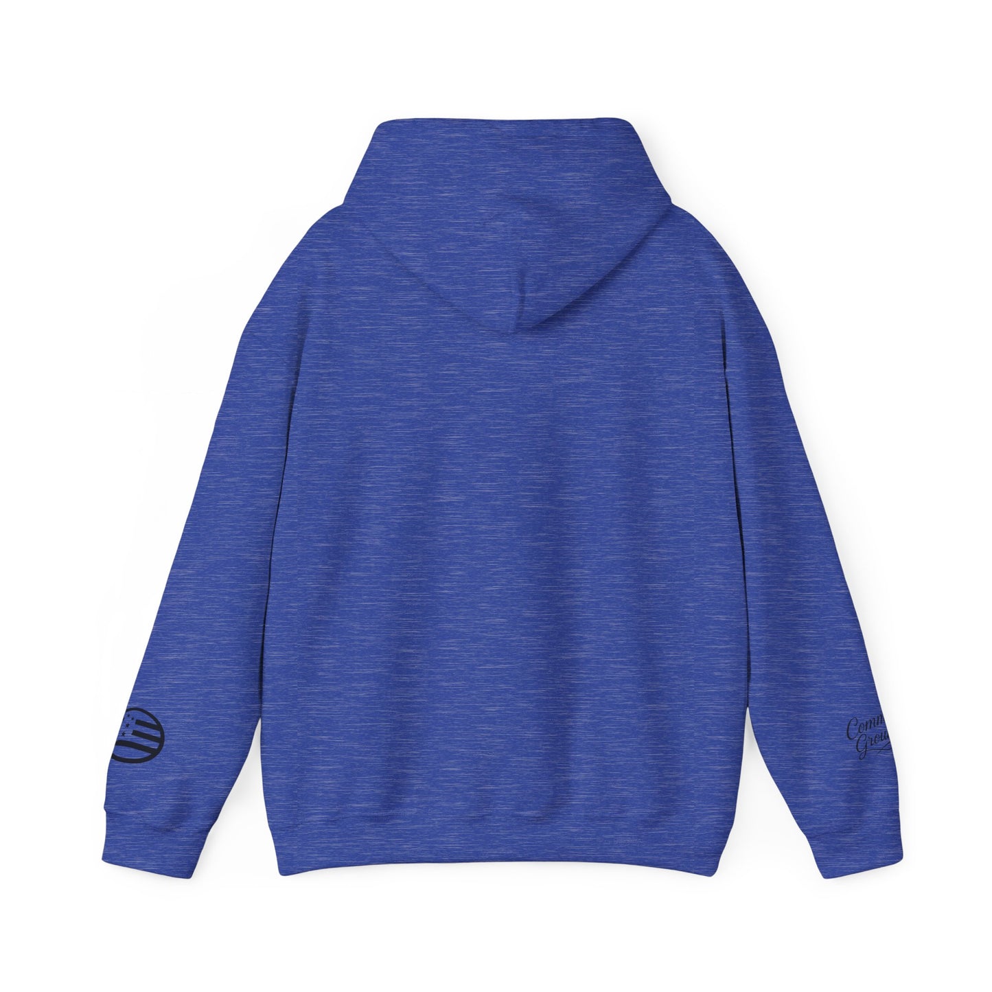 Freedom Logo Hoodie — Minimal Patriotic Graphic Pullover
