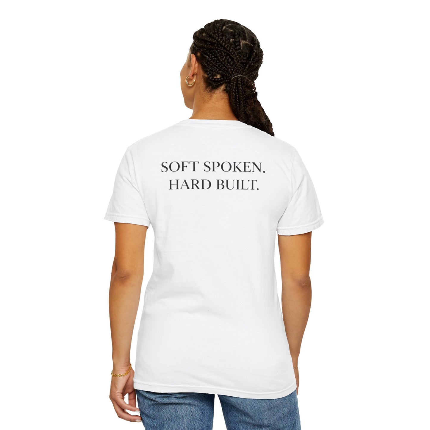 Common Ground 'Soft Spoken. Hard Built.' T-Shirt