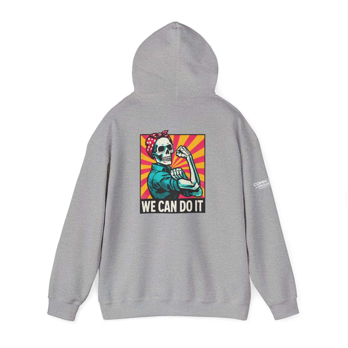 Skull Rosie 'We Can Do It' Hoodie