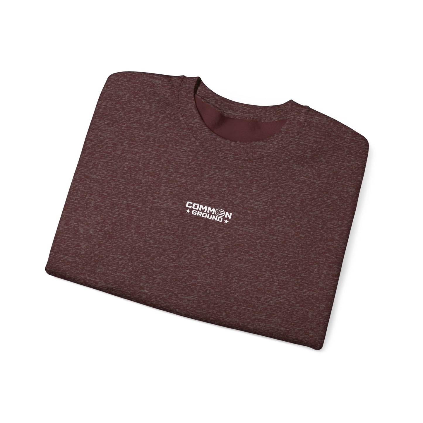 Crewneck Sweatshirt — Minimal 'Common Ground' Logo Casual Pullover