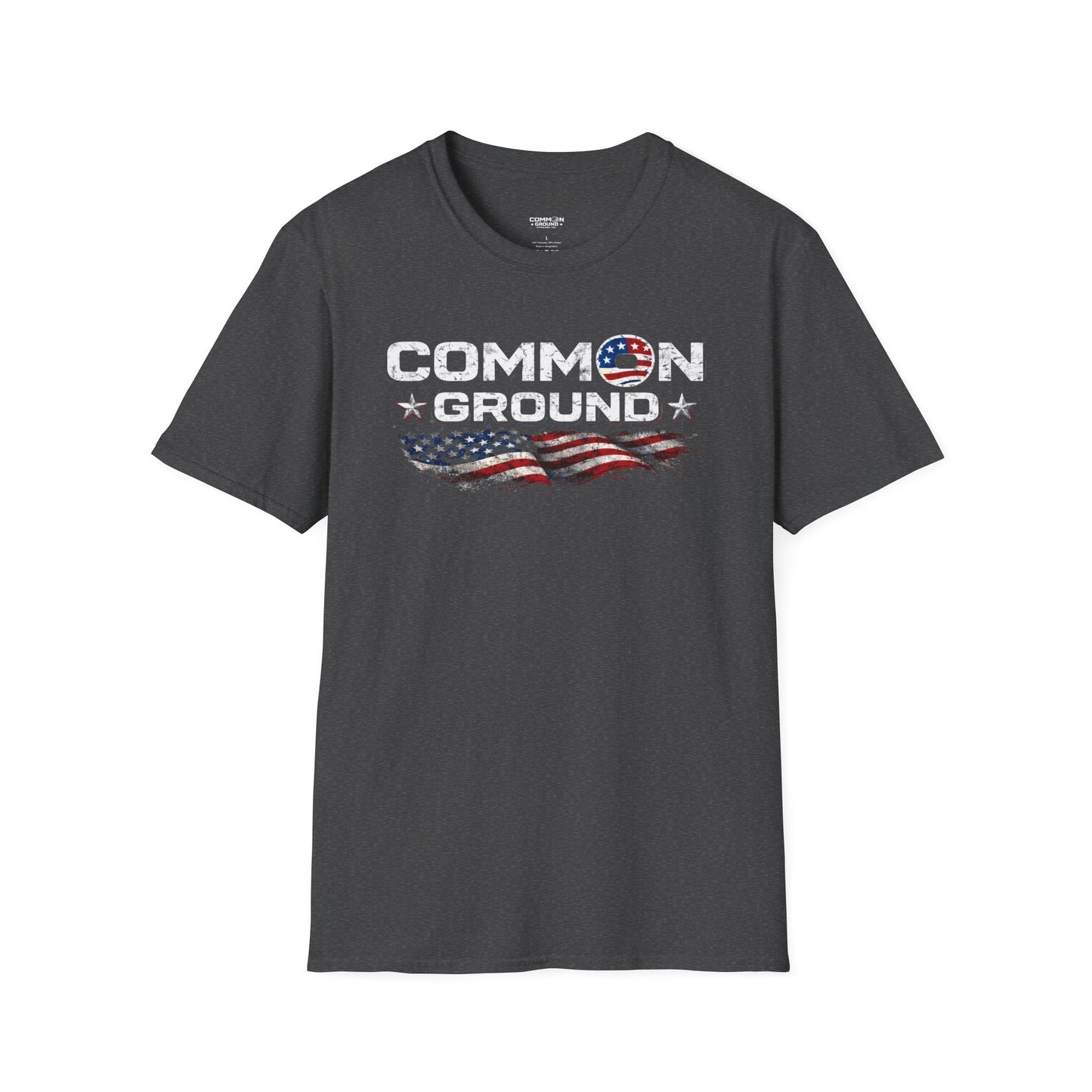 Common Ground T-Shirt — Patriotic American Flag Unity Tee