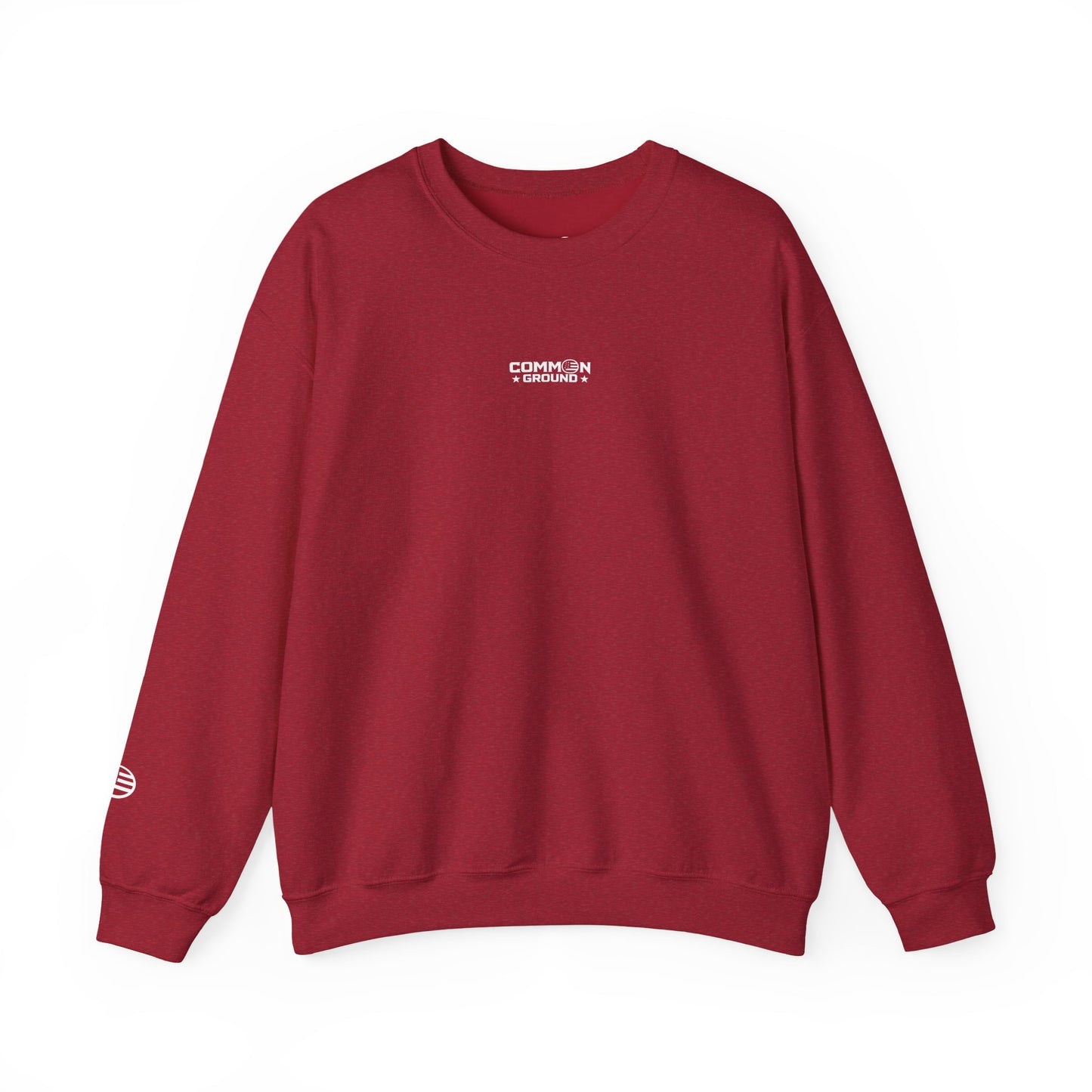 Crewneck Sweatshirt — Minimal 'Common Ground' Logo Casual Pullover
