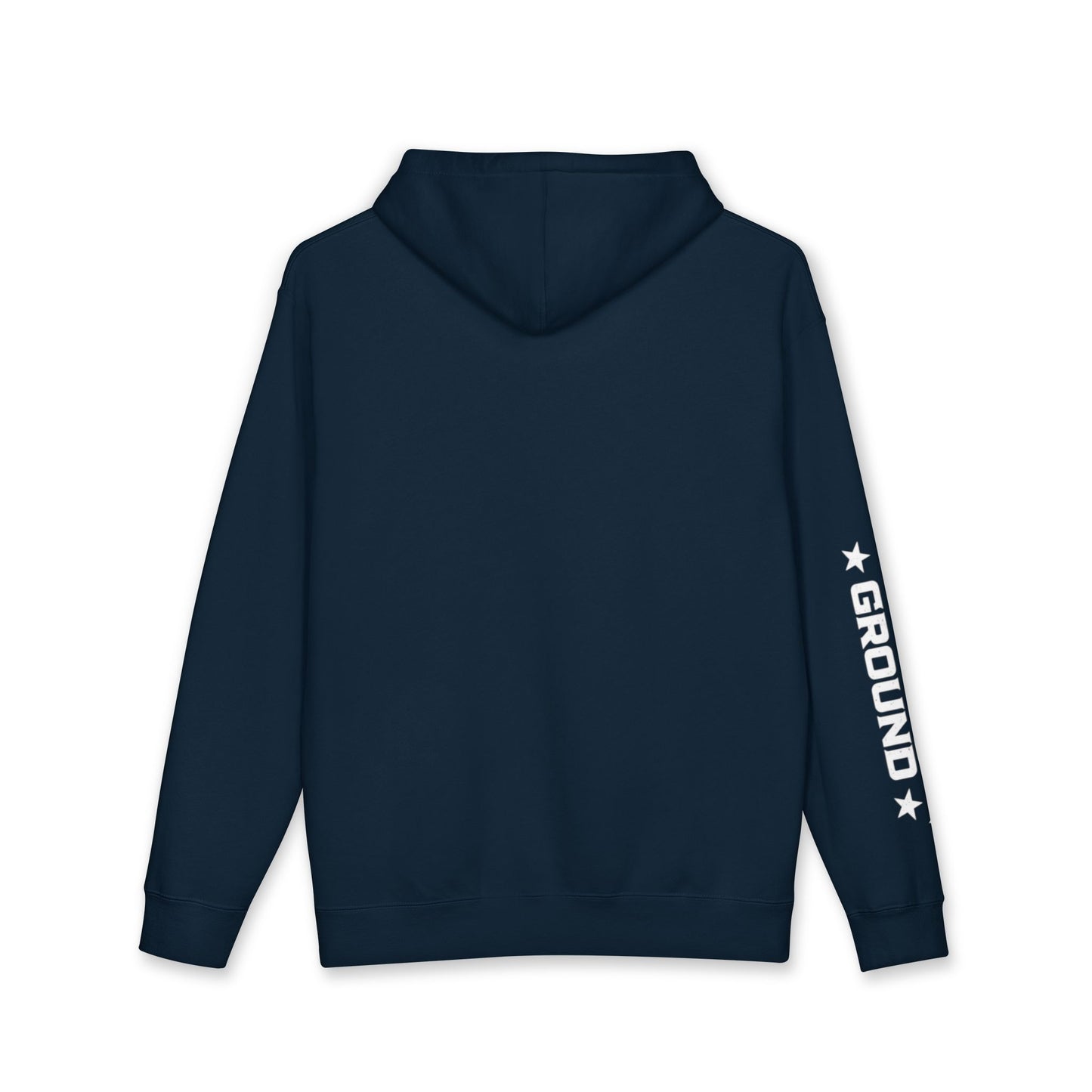 Nobody Cares Hoodie — Minimalist Streetwear Pullover with Sleeve 'Common Ground' Graphic