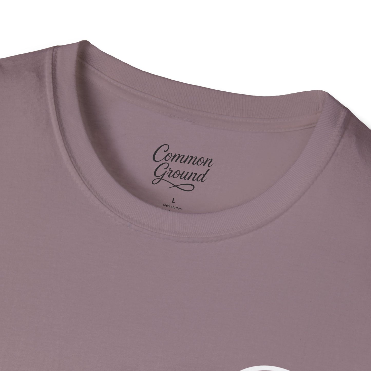 Grace Under Pressure T-Shirt — Minimal American Flag Chest Logo
