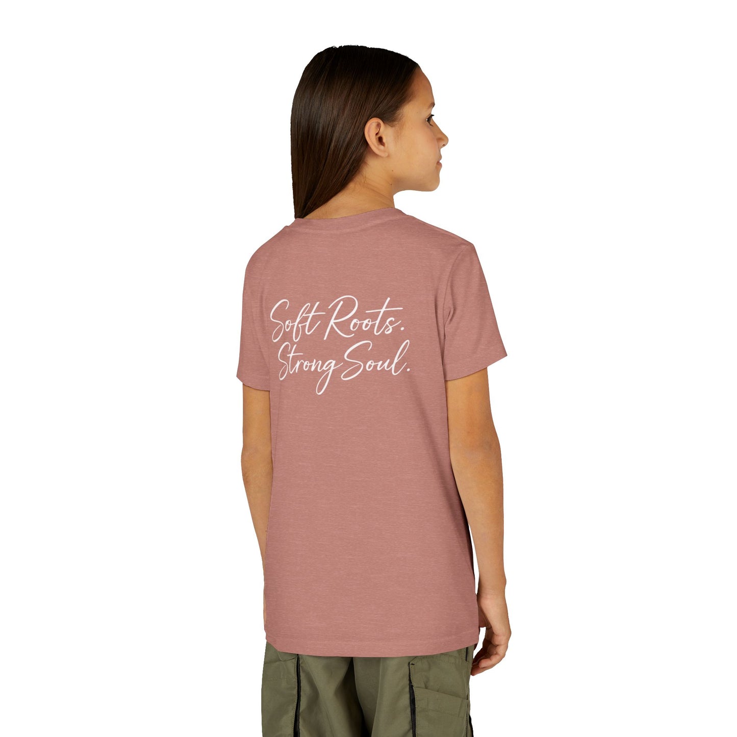 Soft Roots Strong Soul Youth Tee — Inspirational Kids T-Shirt
