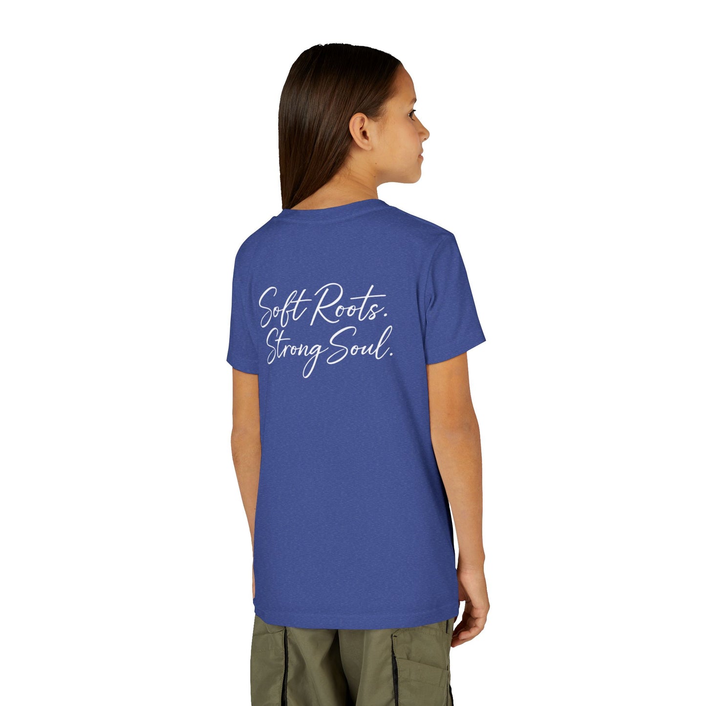 Soft Roots Strong Soul Youth Tee — Inspirational Kids T-Shirt