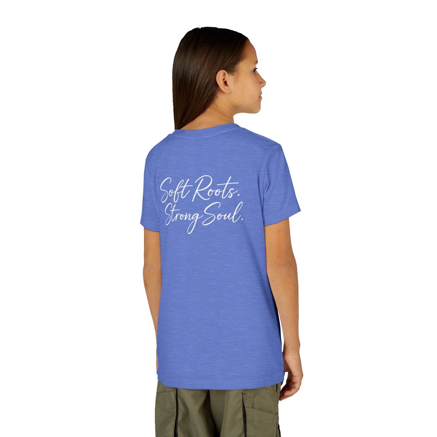 Soft Roots Strong Soul Youth Tee — Inspirational Kids T-Shirt