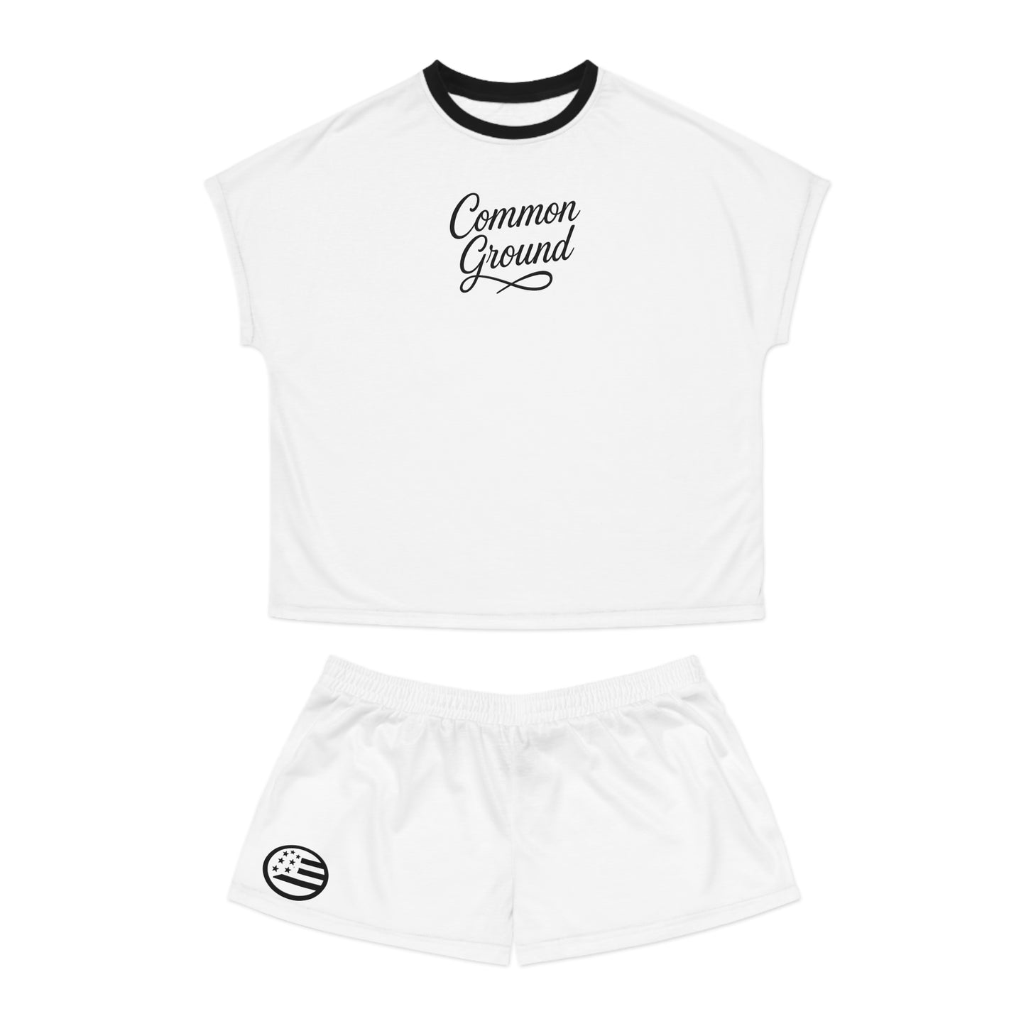 Common Ground Women's Pajama Set - Short Sleeve & Shorts Sleepwear