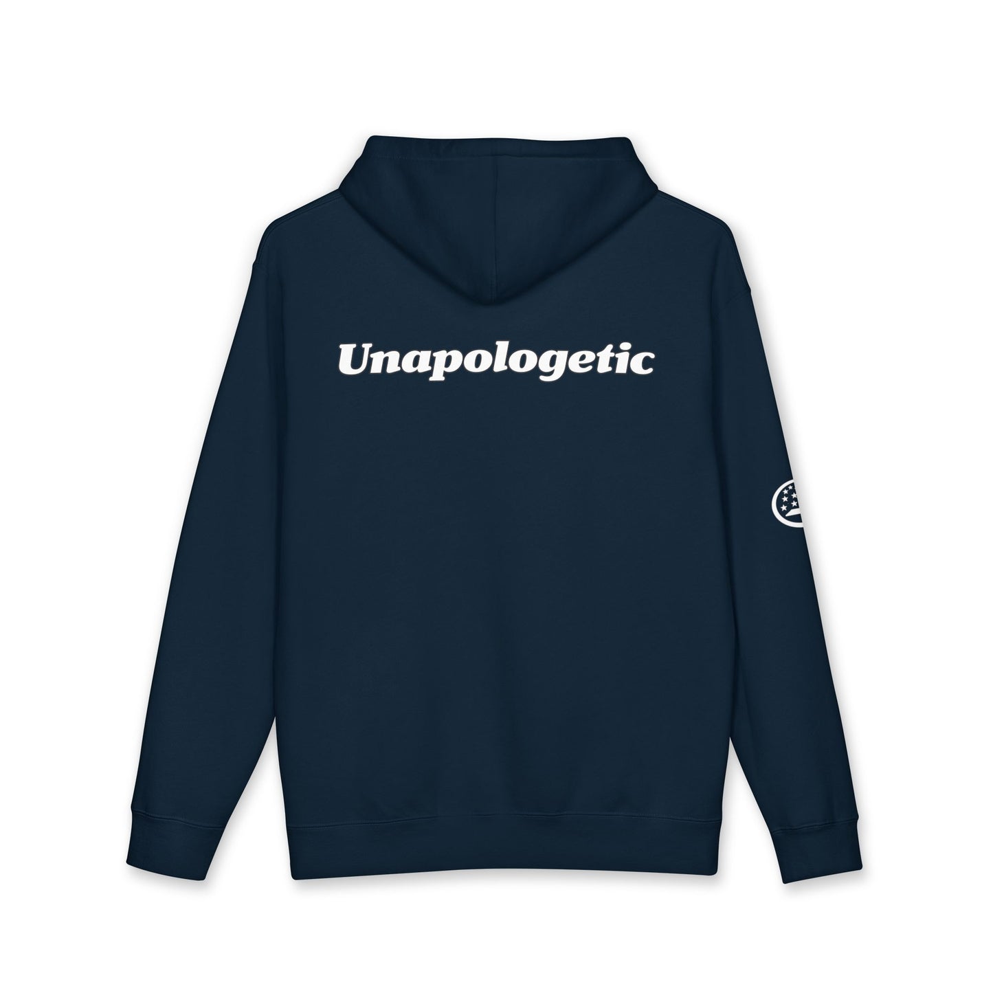 Unapologetic Hoodie — Bold Script Pullover Hoodie