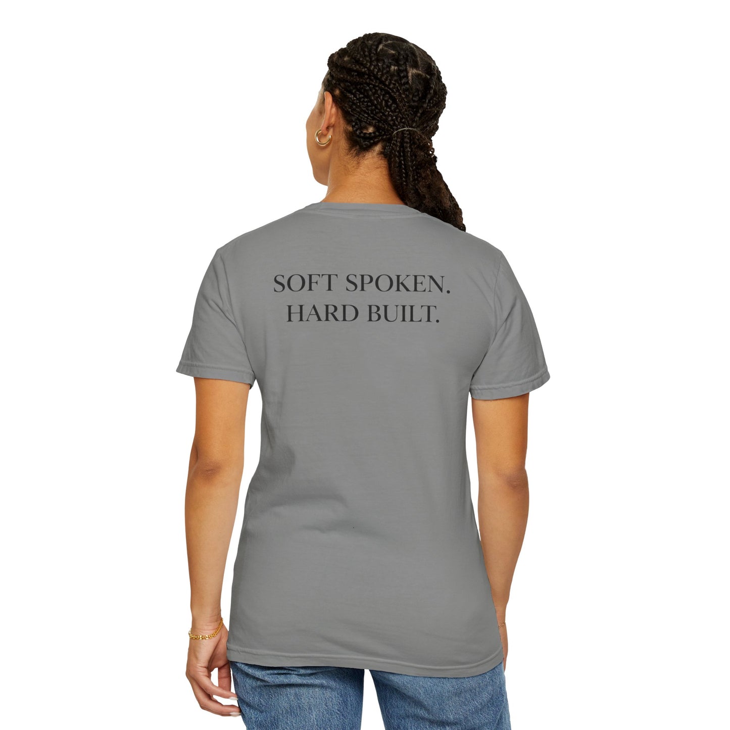 Common Ground 'Soft Spoken. Hard Built.' T-Shirt