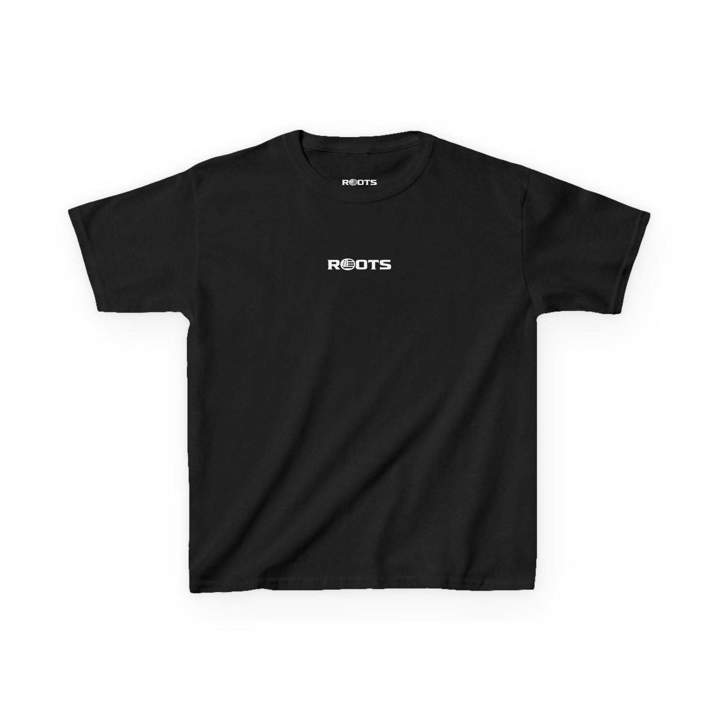 Kids T‑Shirt — "Rooted with Grace" Faith Tee (Black)