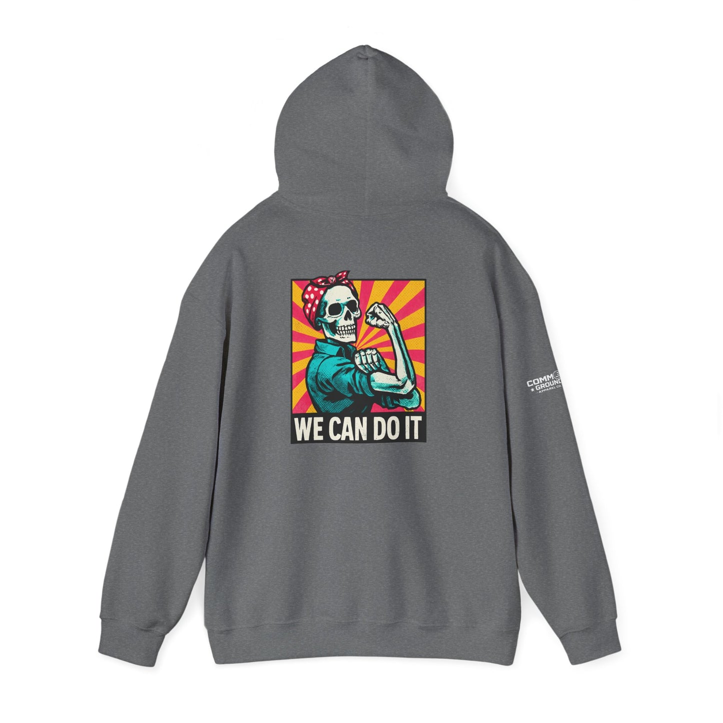 Skull Rosie 'We Can Do It' Hoodie