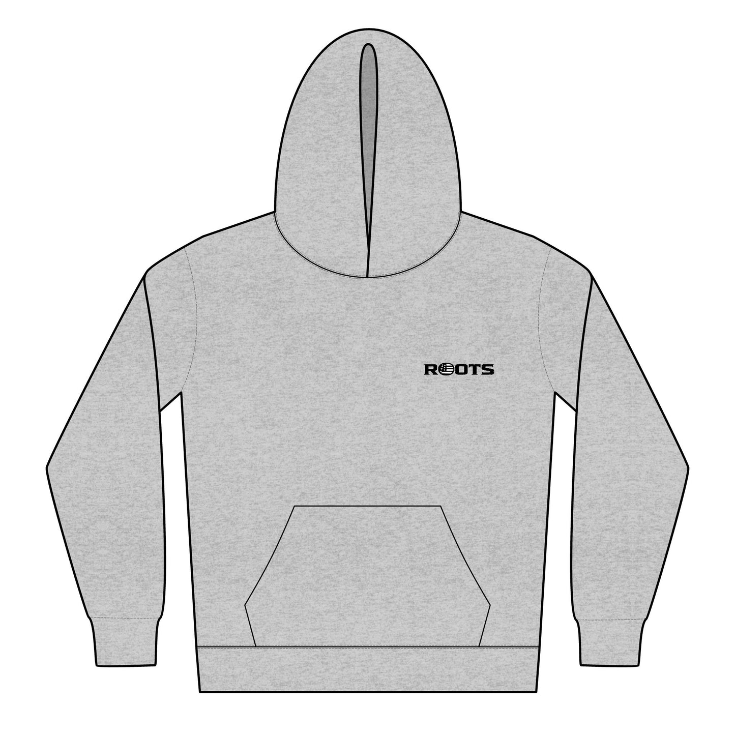 Youth Hooded Sweatshirt — Minimal 'REO' Chest Logo, Soft Midweight Hoodie