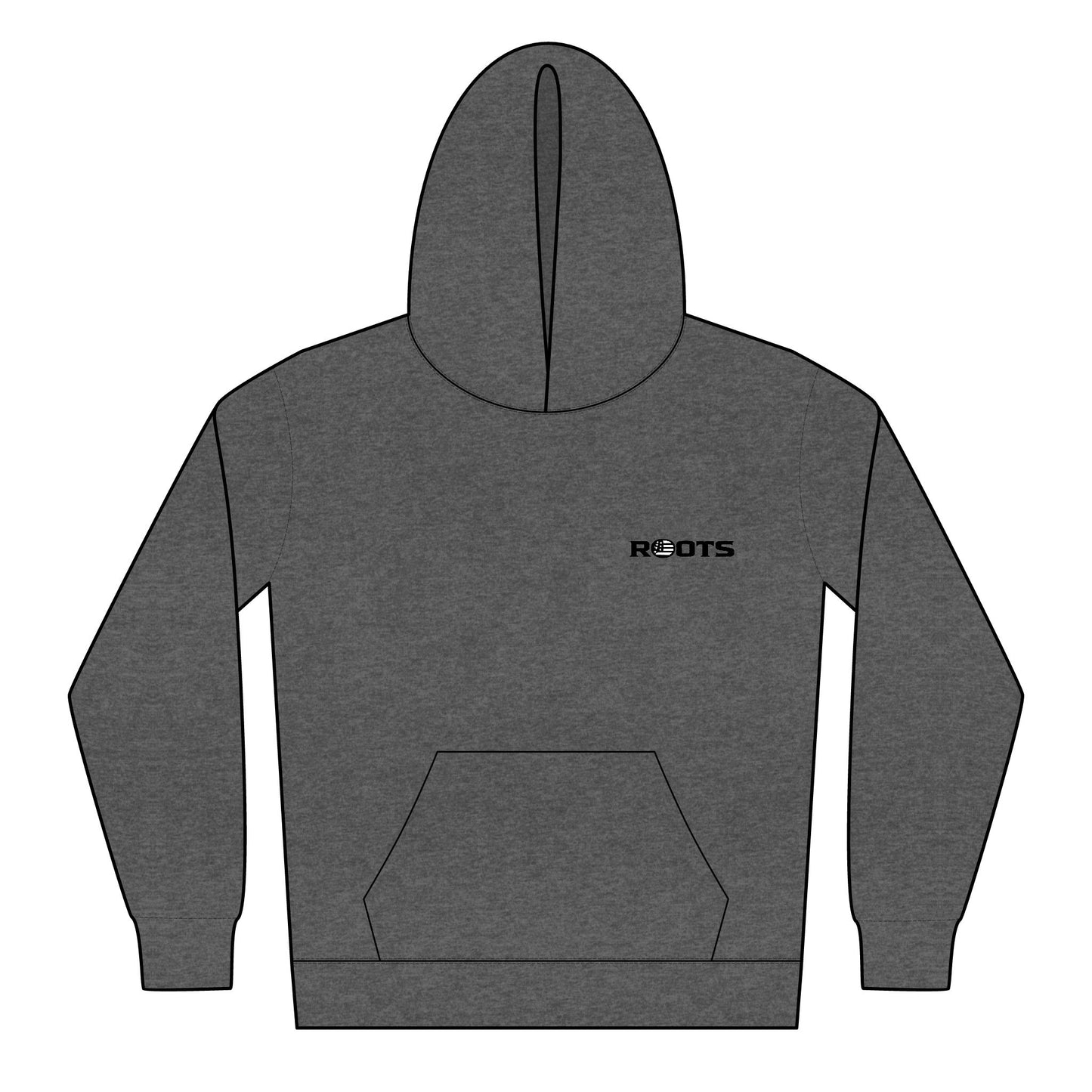 Youth Hooded Sweatshirt — Minimal 'REO' Chest Logo, Soft Midweight Hoodie
