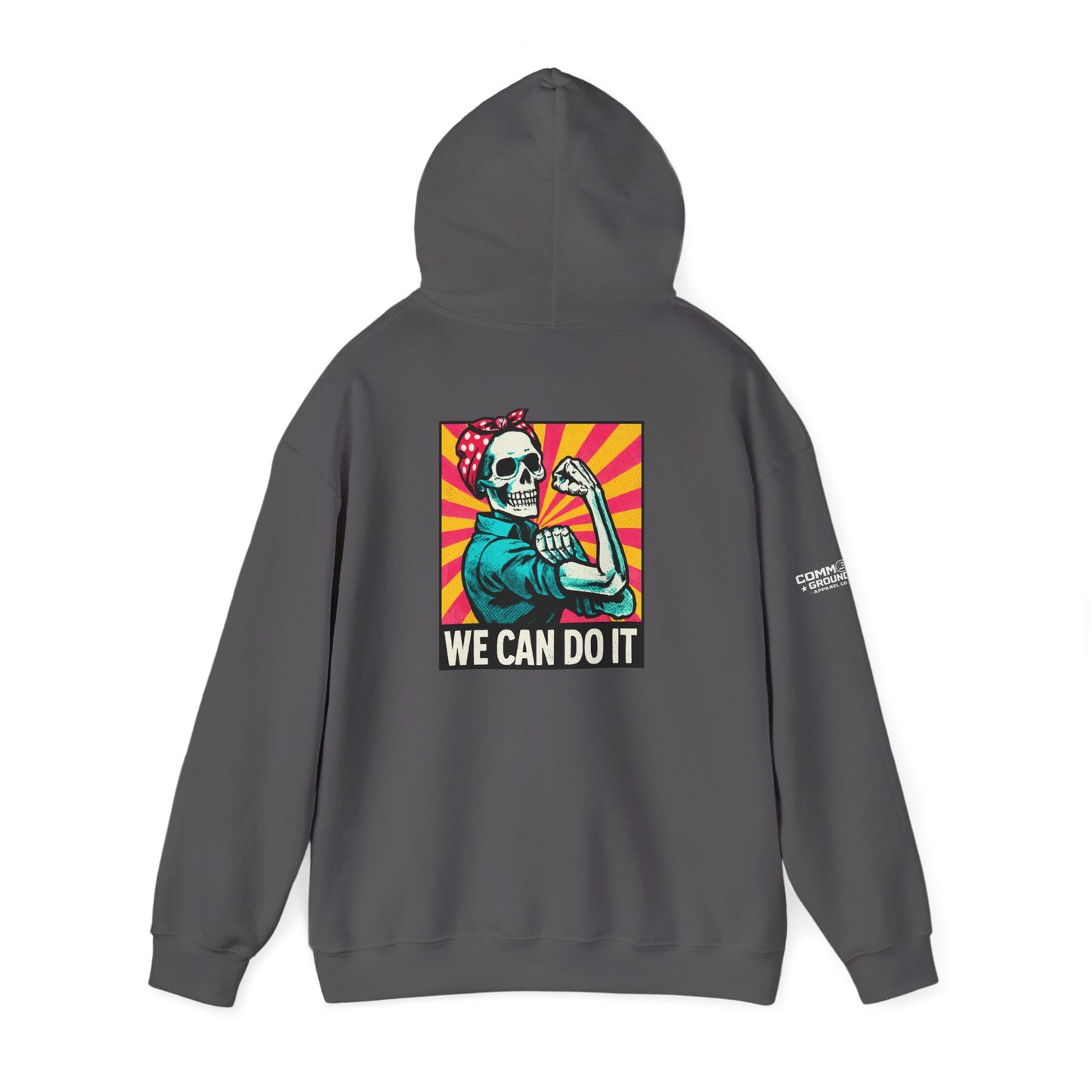 Skull Rosie 'We Can Do It' Hoodie