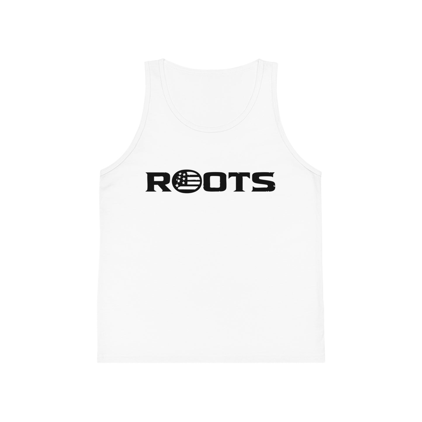 Kids' Roots Tank Top — Youth Graphic Jersey Tank with Globe 'ROOTS' Design