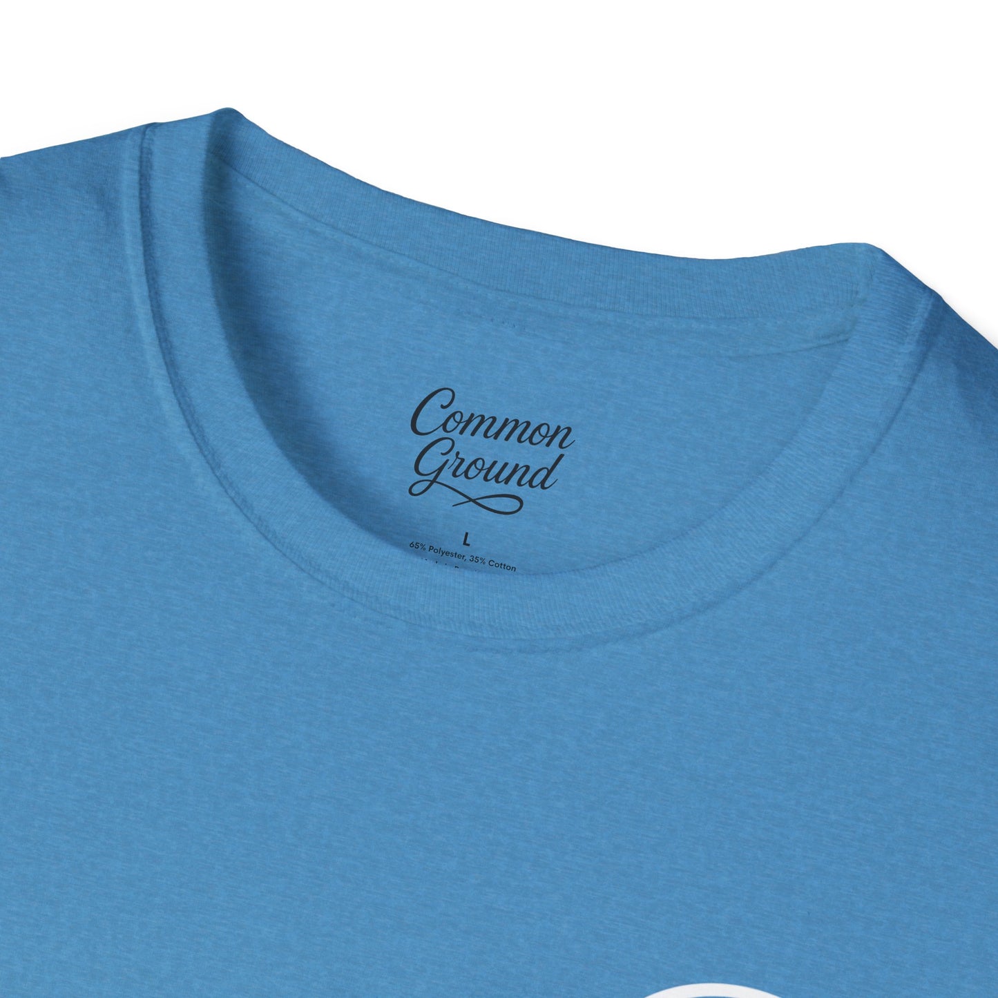 Grace Under Pressure T-Shirt — Minimal American Flag Chest Logo