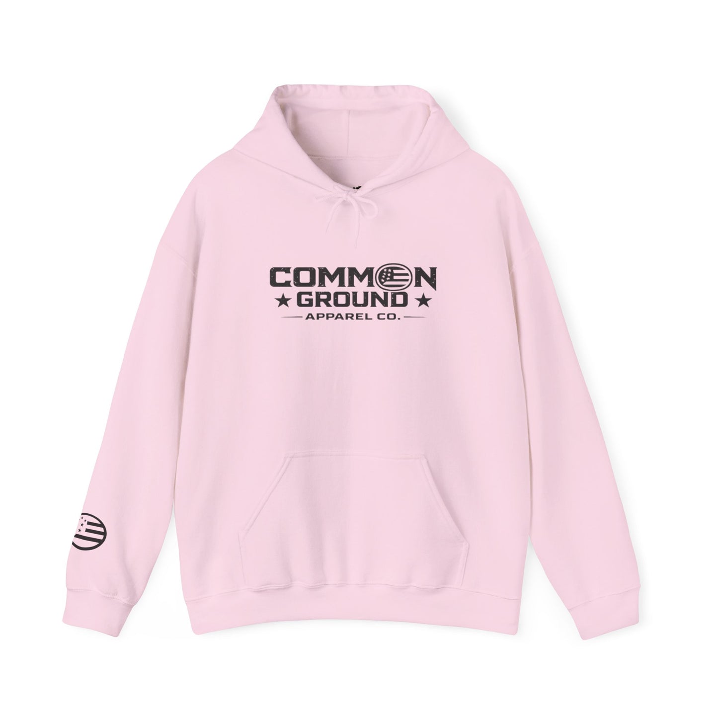 Common Ground Logo Hoodie — Minimal Athletic Streetwear Sweatshirt
