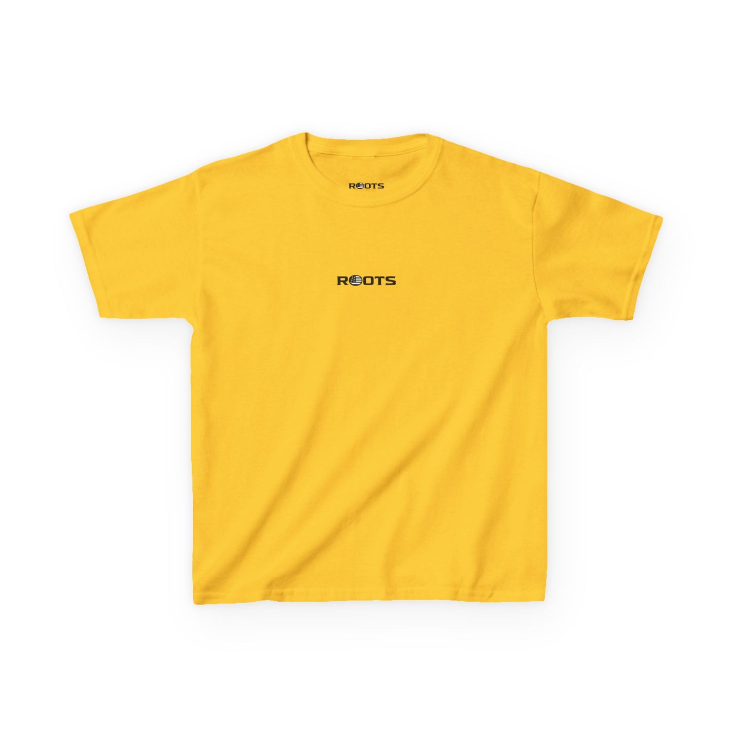 Kids 'ROOTS' Minimalist White Tee — Youth Graphic T‑Shirt