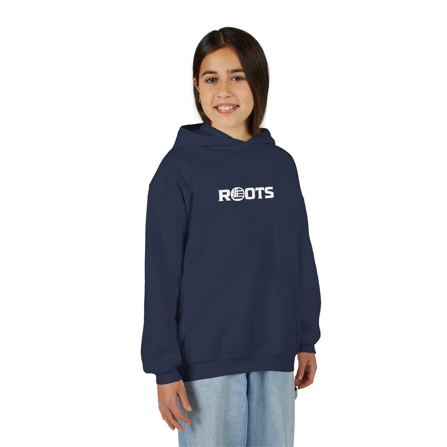 Youth Hoodie - "Roots" Front & "America Since 1776" Patriotic Back