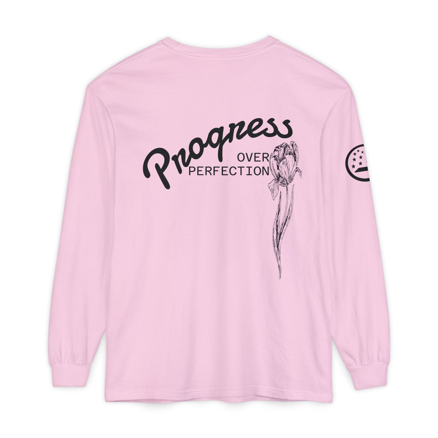 Progress Over Perfection Long Sleeve T‑Shirt