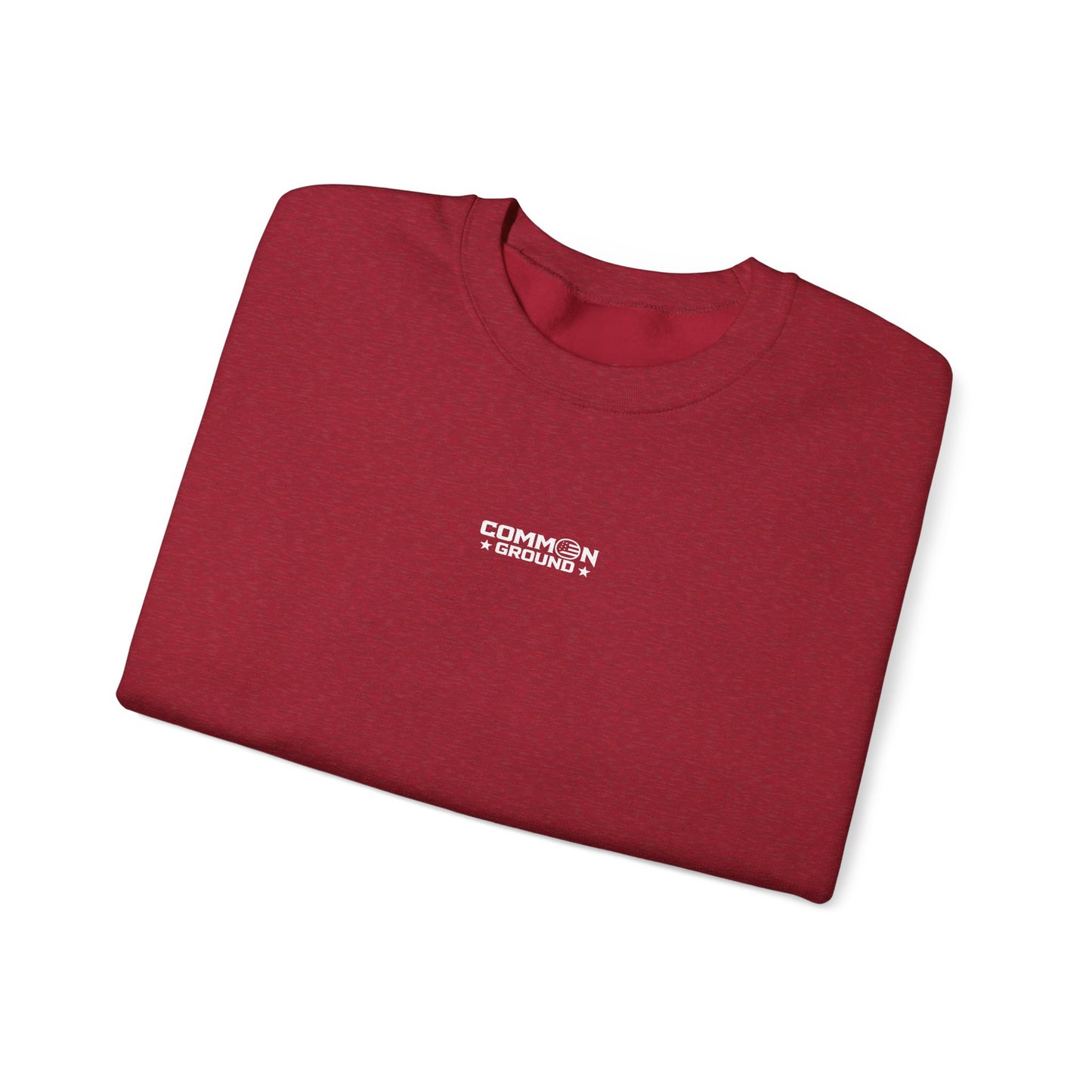 Crewneck Sweatshirt — Minimal 'Common Ground' Logo Casual Pullover