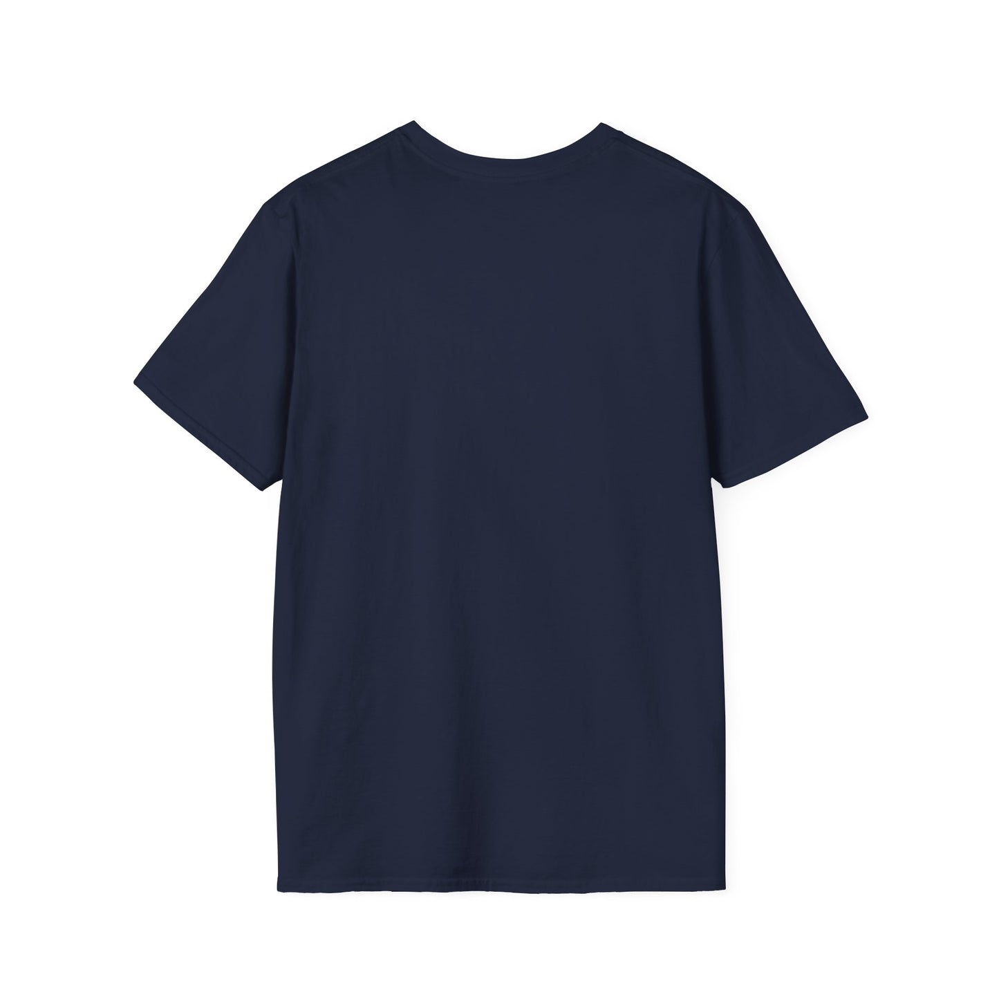 Graphic T-Shirt — Small Yellow Circular Logo Chest Print