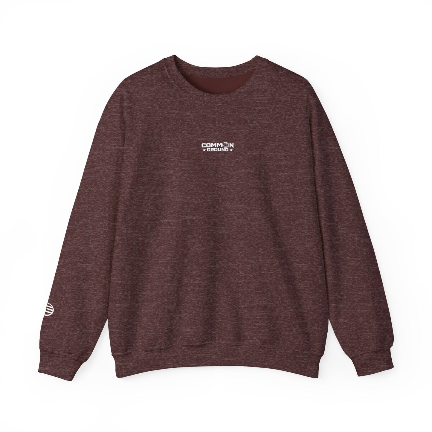 Crewneck Sweatshirt — Minimal 'Common Ground' Logo Casual Pullover